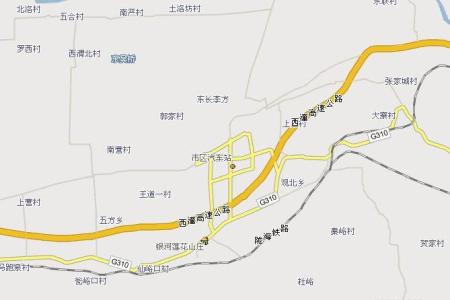 渭南旅游地图
